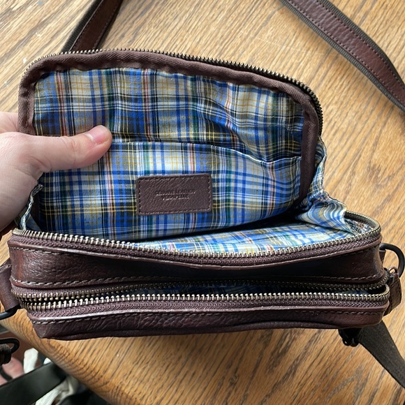 Luca Del Forte brown leather bag - Picture 3 of 5